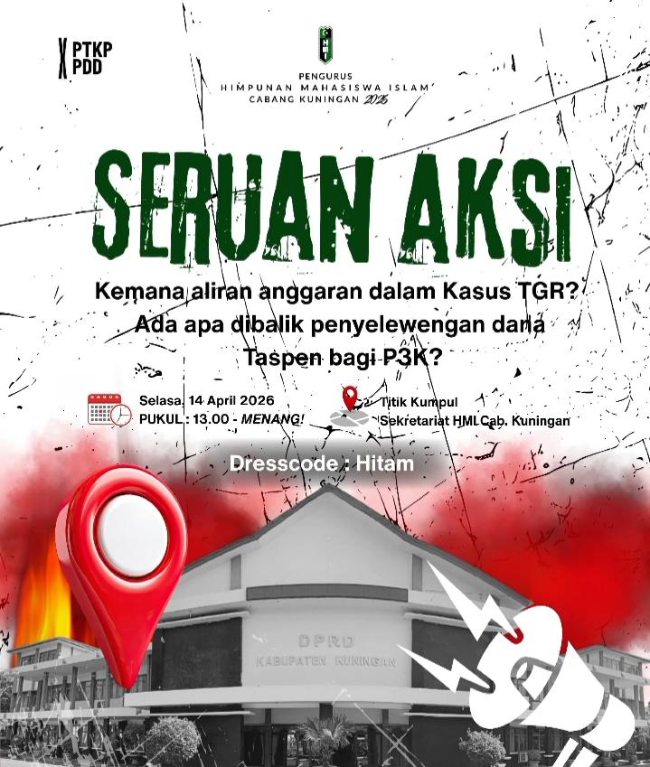 HMI Soroti TGR Menyusut, Besok Siang Bakal Geruduk DPRD Kuningan