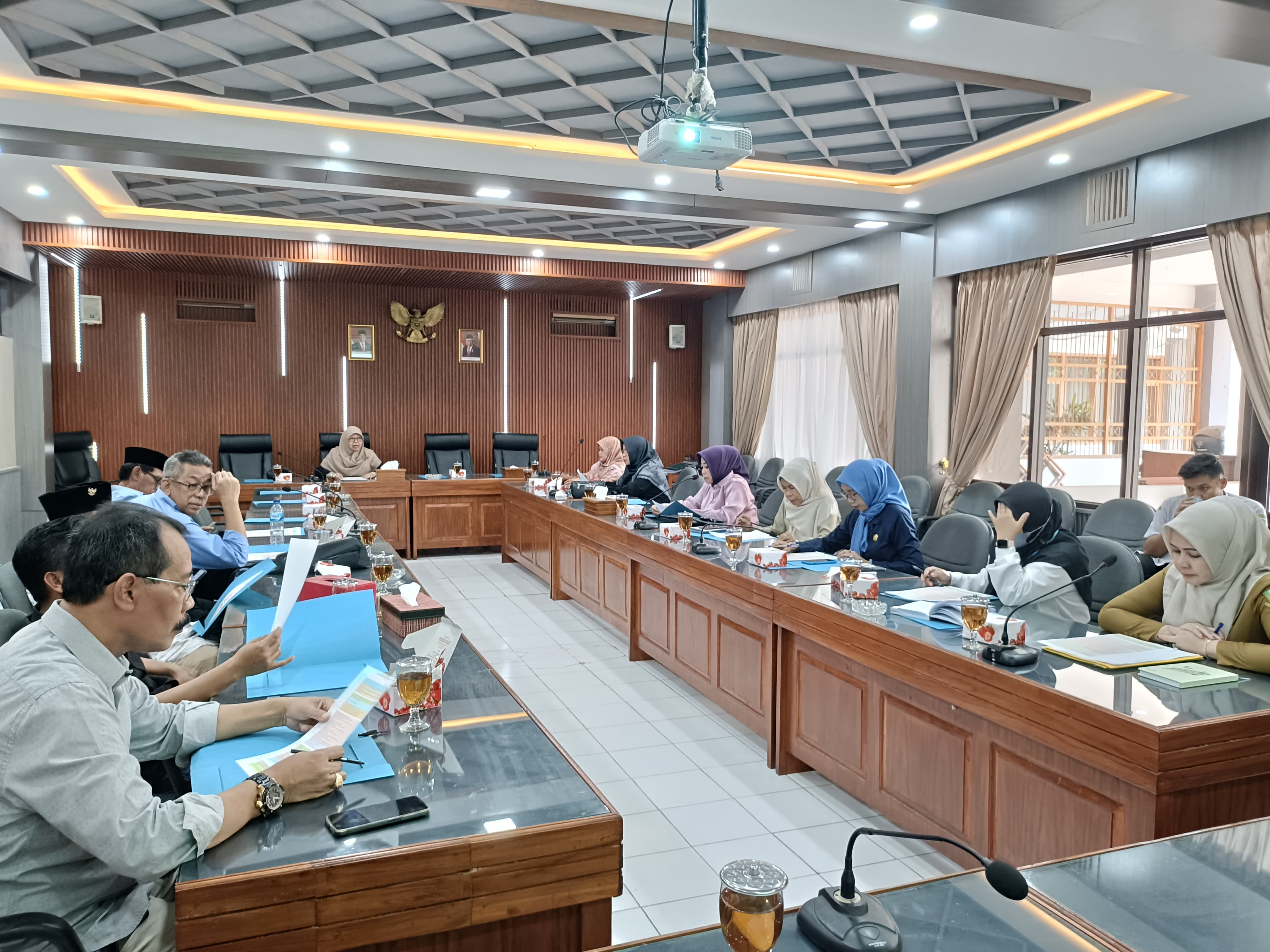 Rapat Badan Musyawarah DPRD Kabupaten Kuningan membahas Jadwal Kegiatan DPRD Caturwulan III (Bulan Juli) Masa Persidangan Tahun 2024