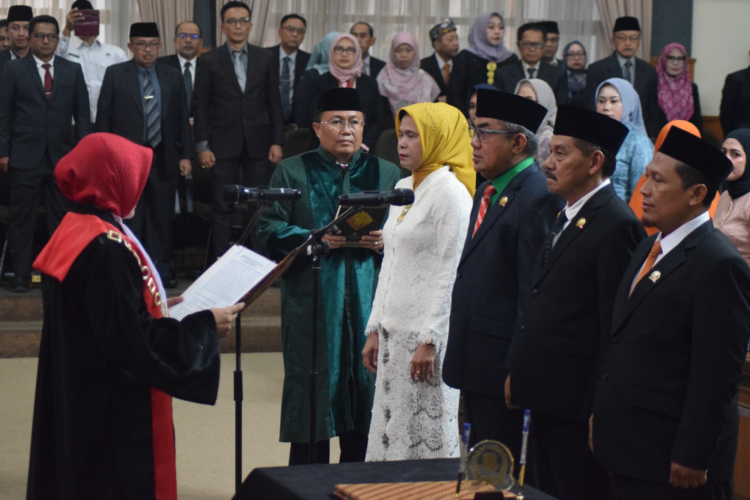 Rapat Paripurna Sumpah/Janji Pimpinan DPRD Kabupaten Kuningan Masa Jabatan 2024-2029