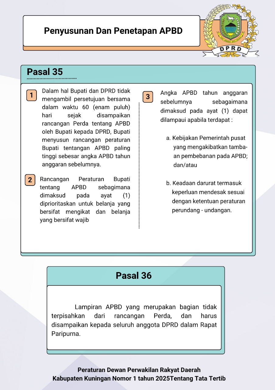 Penyusunan dan Penetapan APBD