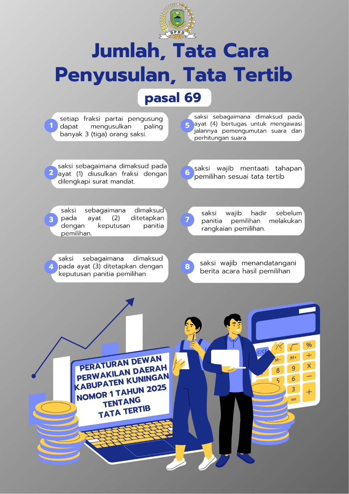 Jumlah, Tata Cara, Penyusulan, Tata Tertib