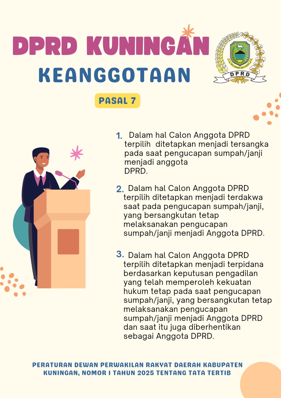 DPRD Kuningan | Keanggotaan