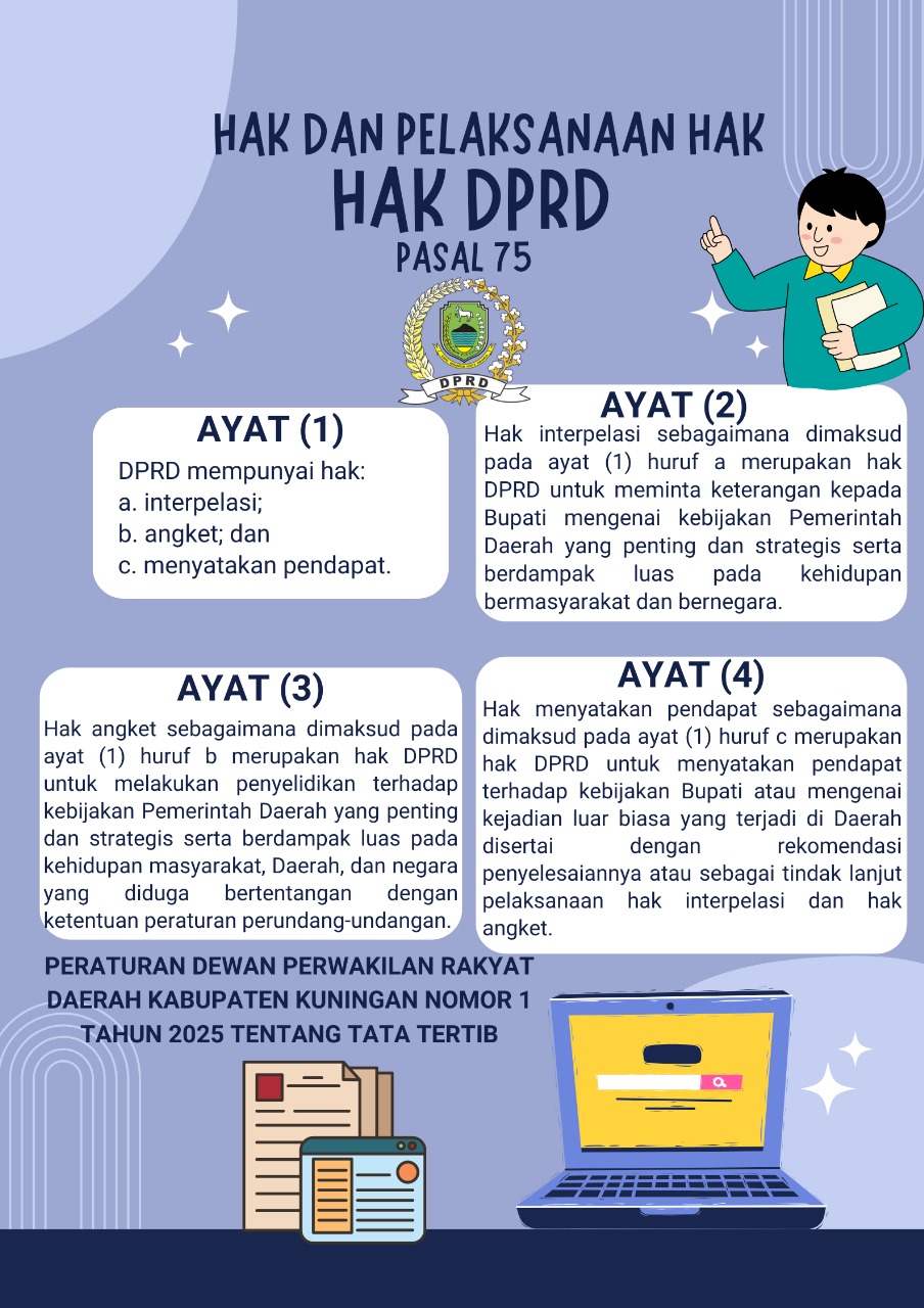 Hak dan Pelaksanaan Hak DPRD
